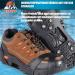 10 Teeth Crampons for Shoes | Anti-Slide Ice Claws for Hiking Snow & Ice | Stainless Steel Shoe Spikes (EU 40-44) - Buy Online on GoSupps.com