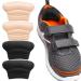 WLLHYF Kids Heel Grips 4 Pieces Self-Adhesive Heel Cushion Add Volume to Too Large Shoe InsertsPrevent Skin Rubbing and Blister Shoe Fit for Toddlers Girls and Boys Women (Black+Skin Color)