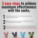 My Happy Feet Foot Alignment Socks | Toe Separator for Men & Women | Navy & Orange - Buy Online on GoSupps.com