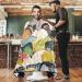Visesunny Retro Butterfly Barber Cape | Anti-Static & Water-Resistant Hair Cutting Cape | Professional Salon Adjustable Polyester Cape for Hairstylists - Buy Online on GoSupps.com