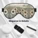 Sunflowers Chamomile Print Eye Mask | Unisex Soft Comfort Sleep Mask for Travel Yoga & Shift Work - Buy Online on GoSupps.com