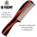 Kent 10T Large Coarse Hair Detangling Comb - Wide Teeth for Long Thick Curly Hair | Handmade in England | Tortoiseshell Finish | Ideal for Wet and Dry Hair - Buy Online on GoSupps.com