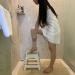 TRANOMOS Folding Shower Foot Rest - Waterproof Plastic Stool for Shaving Legs & Pedicures - Green - Buy Online on GoSupps.com