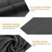 Ysimple 4-Piece Multifunctional Hose Scarf Neckerchief - Breathable Windproof Men's Bandanas for Outdoor Sports - Black White Sapphire Blue Dark Gray - Buy Online on GoSupps.com