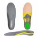 High Arch Support Orthotics Over-Pronation Metatarsal Pad Inserts Plantar Fasciitis Flat Feet Insoles Deep Heel Cup Relieve Foot's Pain with Gel Heel(Men7-12/Women9-14 Gray) Gray Men7-12/Women9-14