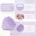Aimike Scalp Massage Brush - Soft Silicone Shampoo Brush for Hair Growth Dandruff Reduction & Scalp Massager - Lilac Color - Buy Online on GoSupps.com