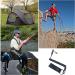 Paracord Tactical Lanyard & Keychain - Elastic Safety Rope with Carabiners for Camping Fishing Hiking & Mountaineering - Buy Online on GoSupps.com
