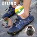 Shop Ashion Barefoot Shoes for Men & Women - Aquasque Fitness Beach & Water Shoes - Size 44 EU Blue - Buy Online on GoSupps.com