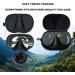 DAMACHO Easy to Pack HD Wide Angle Diving Mask and Travel Snorkel Set PRO Series - Black Abyss - Buy Online on GoSupps.com