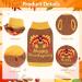 HUMLANJ Thanksgiving Knitted Dog Turtleneck Sweater - Warm Turkey Pullover for Puppy - Leash Hole - Small-Medium Sizes - Buy Online on GoSupps.com