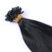 Keratin Bonding Hair Extensions - #1 Black 60cm 50 Strands - 100% Remy Real Hair U-Tip by Novon - Premium Quality - Buy Online on GoSupps.com
