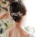 Oriamour Bridal Wedding Crystal Hair Pins - Pack of 6 (Rose Gold) | Wedding Hair Accessories for Women and Girls - Buy Online on GoSupps.com