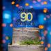 Shop Sumerk 90th Birthday Cake Attachments - Gold & Black Decorations Perfect for 90th Birthday Party - Buy Online on GoSupps.com