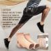 Physix Gear Plantar Fasciitis Ankle Socks - Arch Compression Sleeve for Men & Women - Achilles Support, Heel Spurs, Swelling Relief - L/XL 1 Pair (Beige Nude) - Buy Online on GoSupps.com