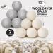 42 Pieces Wool Dryer Balls Set - 40 Reusable Laundry Balls + 2 Muslin Bags | Eco-Friendly Fabric Softener Anti-Wrinkle & Static Energy Saving - Buy Online on GoSupps.com