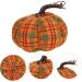 OUNONA Thanksgiving Pumpkin Decor Ornament Pumpkin Pin Cushions Fabric Photo Prop Fake Pumpkin Household Colorful 15x15cm - Buy Online on GoSupps.com