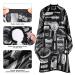 Barber Hair Cutting Cape Set with Adjustable Neck Size - Neck Strips and Duster Included | 55.1 x 47.2 - Buy Online on GoSupps.com