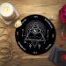 Wooden Pendulum Board Dowsing Divination Pendulum Witchcraft Altar Supplies with Crystal Necklace and Wooden Pendulum Board Metaphysical Message Board Kit  6 Inch (White) Black - Buy Online on GoSupps.com