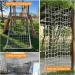 Outdoor Rope Net Climbing Cargo Net for Treehouse Protection Wall Balcony Banister Protection Fence Playground Netting (1 * 2m(3.3 * 6.6ft)) () - Buy Online on GoSupps.com