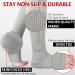 Ailaka Compression Socks with Zipper - 15-20 mmHg Medical Knee Socks for Men & Women | Open Toe Varicose Veins Edema & Recovery | Large/X-Large (3 Pairs) - Gray - Buy Online on GoSupps.com