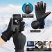 Tangshao-Win Waterproof Winter Gloves for Men & Women | 3M Thinsulate Anti-Slip Full Finger Gloves for Running Driving Cycling & Hiking - Buy Online on GoSupps.com