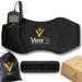 Veofit Advance abdominal muscle trainer electrically stimulation device for muscle building EMS training device for men and women - 10 programs 99 intensity levels - without gel - waist size 140cm