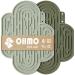 Ohmo lick mat dog leak mat for puppies cat - 2 PCs Cute Cactus design for pet fear relief and slowly feed food quality silicone (cactus & light green) m cactus & light green