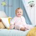 P'tit Basile Organic Cotton Double Pack Jersey Fertilizer Sheets for Babies | 100% Organic | Extendable ECRU/Gray | 40x70 to 55x90 cm | kotex Certified - Buy Online on GoSupps.com