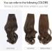 SARLA 18 Inch Invisible Wire Hair Extension - Curly Wavy Long Synthetic Hairpiece for Women - Dark Brown (Pack of 1) - Buy Online on GoSupps.com