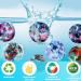 Chennyfun 6-Piece Astro Jump Balls Set - Colorful High Jumping Rubber Bouncy Balls for Kids - 7cm Galaxy & Moon Balls - Buy Online on GoSupps.com