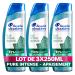 Head & Shoulders Pure Intense Itch Relief Anti-Dandruff Shampoo, 3x250 ml, With Peppermint, For Itchy, Oily Scalp, Up To 100% Dandruff Removal
