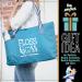Shop Brooke & Jess Designs: Dental Assistant Gifts Dentist Tote Bags & Floss Boss Bag - Tessa Teal - Buy Online on GoSupps.com