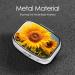 Sunflower Printing Small Pill Case - 2 Compartment Travel Pill Organizer for Purse & Pocket | Cute Gift Idea - Buy Online on GoSupps.com