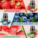 Aeshory Fruity Essential Oil Set - 6 x 10ml Natural Aromatherapy Fragrance Gift Set for Diffusers - Strawberry Blueberry Cherry Coconut Watermelon Mango - Buy Online on GoSupps.com