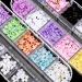 Noverlife 24 Grids Colorful Flower Nail Charms Set for DIY Nail Art - Rhinestones, Gems, Studs, Blossom Decals & Metal Balls - Ideal for Crafts, Phone Cases & Makeup - Multi-Colored - Buy Online on GoSupps.com