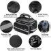Homa Rear Seat Trunk Bag - Waterproof Bicycle Panniers with Rain Cover, Black - Buy Online on GoSupps.com