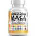 5000mg Ashwagandha, 2000mg Maca Root, 3000mg Fenugreek Supplement - Stress & Mood Support with Tongkat Ali & Ginseng - 60 Capsules - Buy Online on GoSupps.com