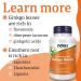 Now Foods Double Strength Ginkgo Biloba 120mg - 100 Vegan Capsules | Lab-Tested, SOYA Free, Gluten Free, Vegetarian, Non-GMO - Buy Online on GoSupps.com