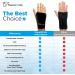 TheraICE Rx Wrist Ice Pack - Hot & Cold Hand Therapy Wrap for Arthritis, Tendonitis, Carpal Tunnel Pain - S/M Black - Buy Online on GoSupps.com