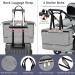 Multifunctional Diaper Bag for Babies - 7 Piece Large Mom Bag with Portable Diaper Pad Pacifier Pocket & Organizer - Perfect for Travel Work & Delivery - Gray - Buy Online on GoSupps.com