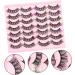POPETPOP 14 Pairs false lashes fake eyelashes colored eyelashes false eyelashes cluster lashes lash clusters faux eyelashes cosmetic lashes individual lashes cross Imitation extend - Buy Online on GoSupps.com