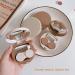 Aipu Hat Contact Lens Container with Mirror - Cute Portable 4-Piece Set in White Khaki Blue & Yellow for Easy Lens Removal - Buy Online on GoSupps.com