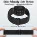 Arae Stretchy Nylon Watch Bands for Fitbit Versa 3/Sense - Black - Buy Online on GoSupps.com