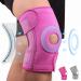 Knee Support Brace for Women Knee Supports for Joint Pain Woman Adjustable Leg Compression Sleeves for Arthritis/Meniscus Tear/Knee Pain Relief Knee Braces for Running Gifts for Mum Women Her Wife Rose/3 STRAPS(M-XXL) M-XXL(15" to 22"/40cm to 56cm)