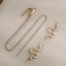 FRDTLUTHW Gold Rhinestone Tassel Hair Jewelry for Braids - Pack of 3 | Snake Hair Pins for Women and Girls - Buy Online on GoSupps.com
