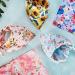 Floral Dog Bandana Set - 8 Pieces | Summer Spring Flower Pet Scarf | Adjustable Triangle Bib for Dogs and Cats | Cute Daisy Rose Pattern - Buy Online on GoSupps.com