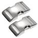 Metal click lock Alumaxx set made of 2 pieces 1 "/cliff closure/plug-in closet/plug-in closure for paracord arm bands dog neck straps backpack surface shine chrome