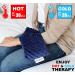 Lavender Microwave Heating Pad for Neck and Shoulders - Hot/Cold Therapy Wrap for Pain Relief - Weighted Bean Bag with Flaxseed, Buckwheat & Lavender - Buy Online on GoSupps.com