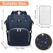 Pomelo Best Baby Diaper Backpack - Stylish Water-Repellent Large Capacity for On-the-Go - Marine Blue - Buy Online on GoSupps.com
