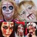 Billzar Halloween Fake Scars Tattoos Kit - 138+ PCS for Men, Women, and Kids - Zombie Makeup, Face Stitches, Temporary Chucky Scar, Scab, and Scratches - Halloween Wound Stickers - 18 Sheets - Buy Online on GoSupps.com